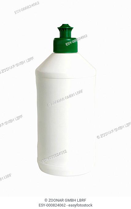 Plastic white bottle
