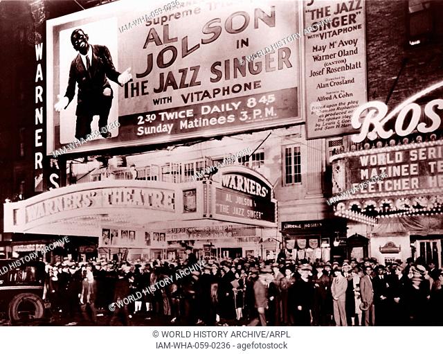 The Jazz Singer is a 1927 American musical film and the first motion picture with synchronized dialogue sequences. Directed by Alan Crosland and produced by...