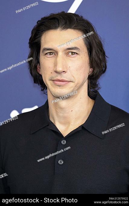 Adam Driver poses at the photocall of 'White Noise' during the 79th Venice International Film Festival at Palazzo del Casino on the Lido in Venice, Italy