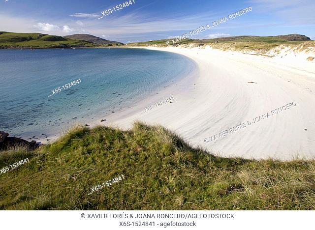 Island of Vatersay or Bhatarsaigh near Isle of Barra - Barraigh -, Western Isles or Outer Hebrides -Na h-Eileanan an lar-, Scotland