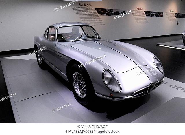 Italy. Arese. The machine Time- historic Alfa Romeo Museum. Pictured: the 2000 Sportiva 1954