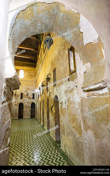 Madrasa Bou Inania, fundada por el sultán Abú Hassan Marini (1331-1351), Mequinez , Marruecos, Africa