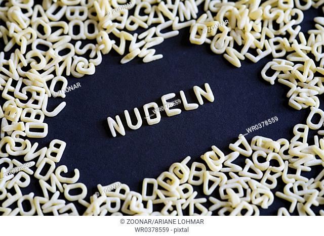 Letters noodles