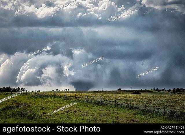 Big wedge tornado near Hays Kansas United States