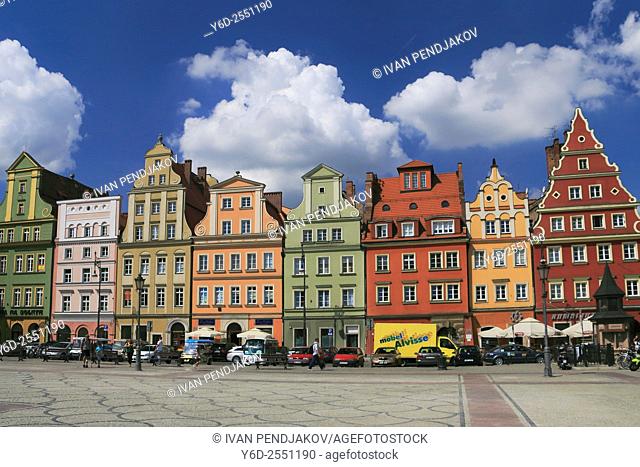 Salt Market Square, Wroclaw Old Town, Poland