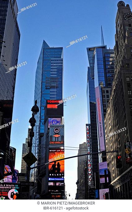 Times Square in the evening, New York, USA