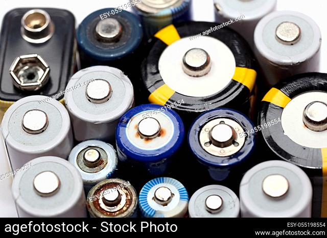 alte Batterien zum recyclen