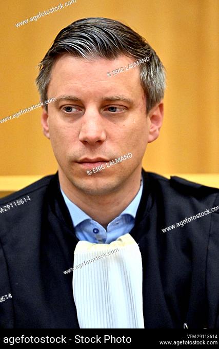 Lawyer Hans Valkenborg defending one of the accused pictured during a preliminary hearing of ex-restaurant owner Martino Trotta