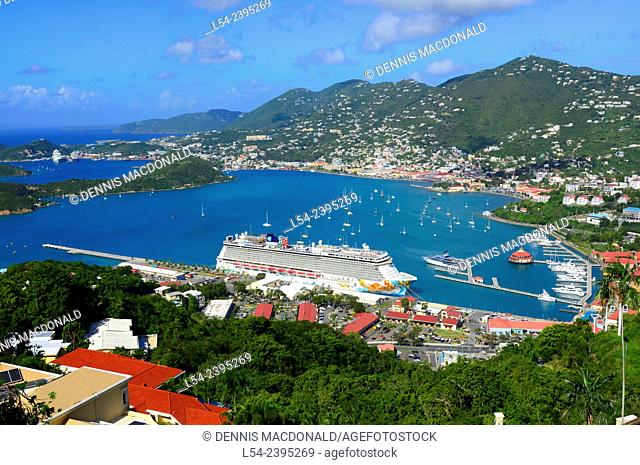 Cruising Southern Caribbean on the Norwegian Getaway at St. Thomas Virgin Island cruise ship
