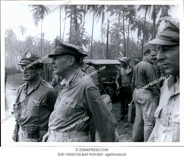 1945 - World War II Gen. Macarthur At Leyte Island Wwii Pacific Philippines D-Day. (Credit Image: © Keystone Pictures USA/ZUMAPRESS.com)