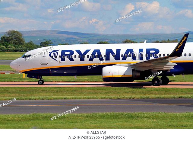 RYAN AIR BOEING 737-8AS AIRCRAFT EI-EFD; MANCHESTER AIRPORT, ENGLAND; 14/05/2014