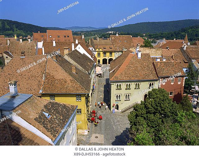 Romania, Transylvania, Sighisoara, Medieval Citadel, Piata Muzeului