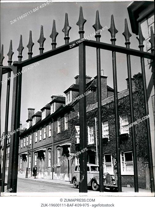 1952 - The gracious 18th century buildings of Park Street taken from a framework of sni led sailing that mark the entrance to Windsor's Long walk and ultimately...
