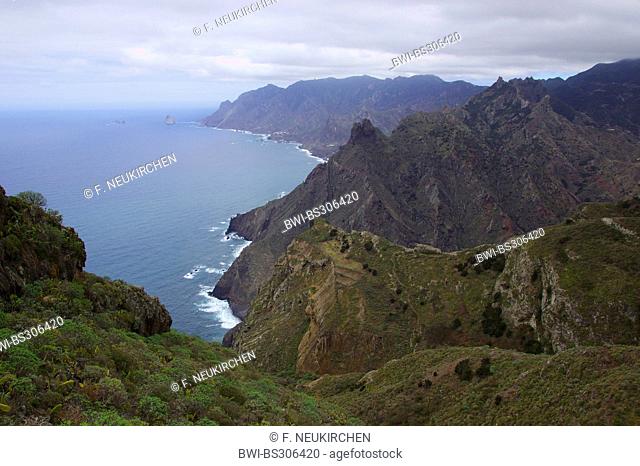 Anaga mountains, Macizo de Anaga, Canary Islands, Tenerife, Taborno