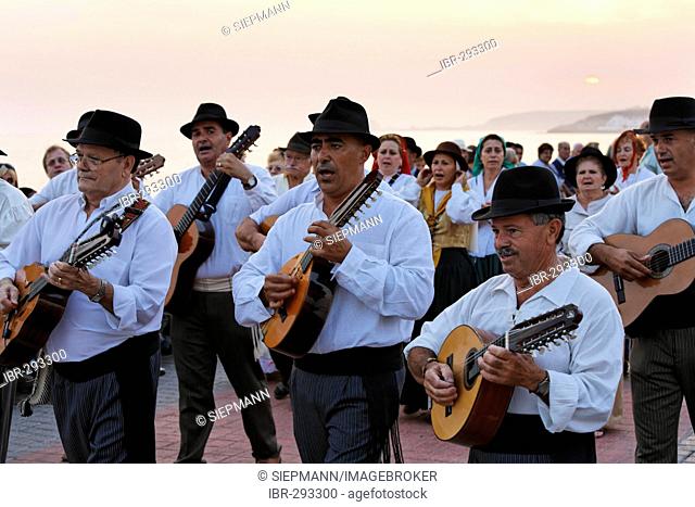 Folklore group in Maspalomas, Gran Canaria, Spain