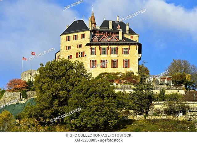Castle of Menthon-Saint-Bernard, Château de Menthon, Menthon-Saint-Bernard, Haute-Savoie, France