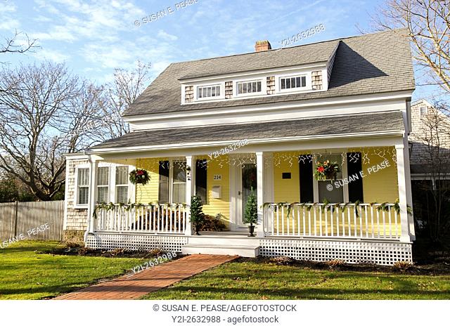 A home in South Yarmouth, Cape Cod, Massachusetts, United States, North America. Editorial use only