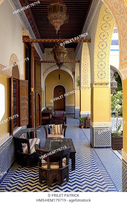 Morocco, Meknes Tafilalet region, Meknes Imperial City, Palais Didi guest house