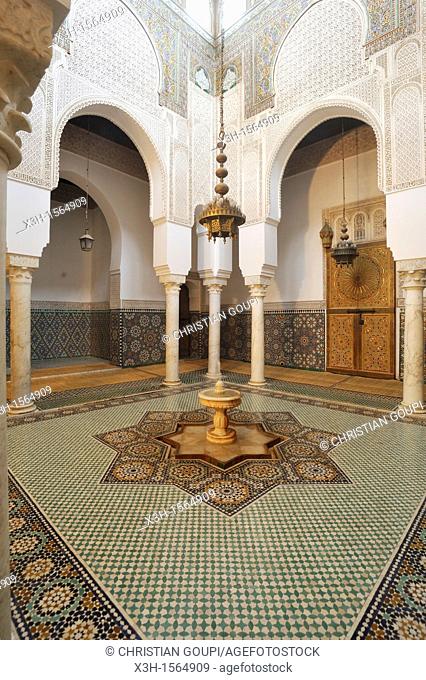 Moulay Ismail Mausoleum, Meknes, Morocco, North Africa