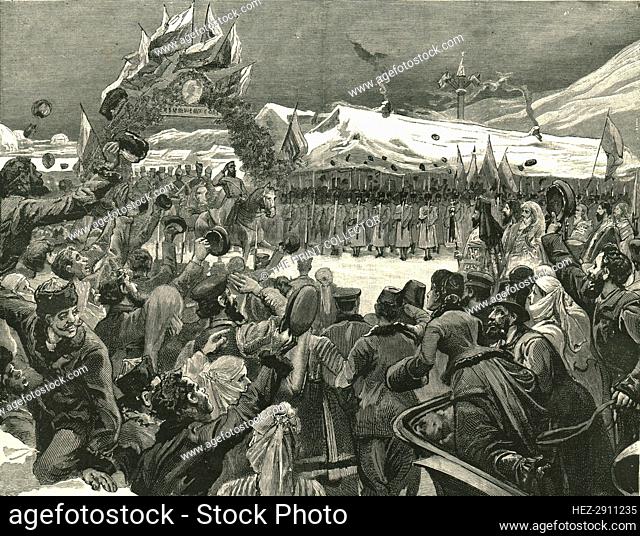 'The Entry of Prince Alexander into Sofia, Dec 26th.', 1886. Creator: Unknown