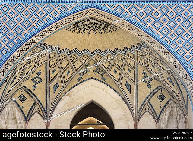 Irán, Kashan, mezquita de Agha Bozorg (siglo XVIII)