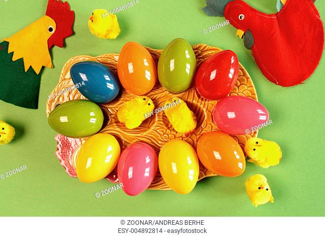 Easter background with decoration