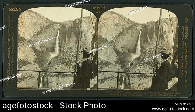 Yosemite Falls (total leap 2500 ft.) across valley from Union Point, Yosemite Valley, Cal., U.S.A. Additional title: The 'Perfec' Stereograph #634. H