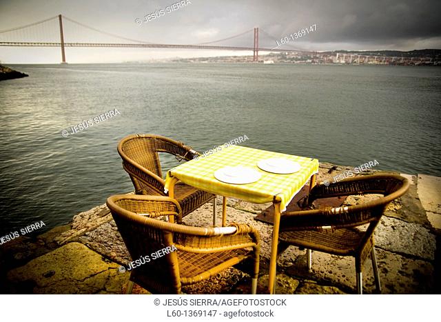 Ponto final restaurant, Cacilhas, Lisboa, Portugal