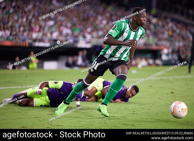 Seville, Spain. 15h, September 2022. Luiz Henrique (11) of Real Betis seen during the UEFA Europa League match between Real Betis and Ludogorets at Estadio...