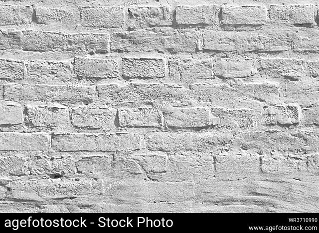 a white brick wall background