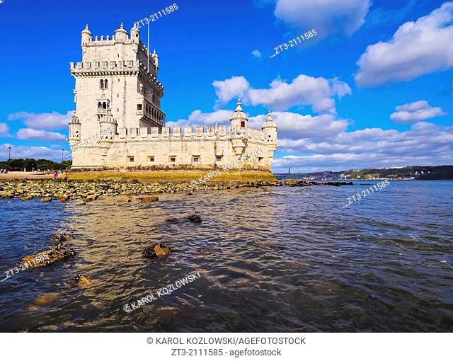 Tower of St Vincent in Belem, Lisbon, Portugal