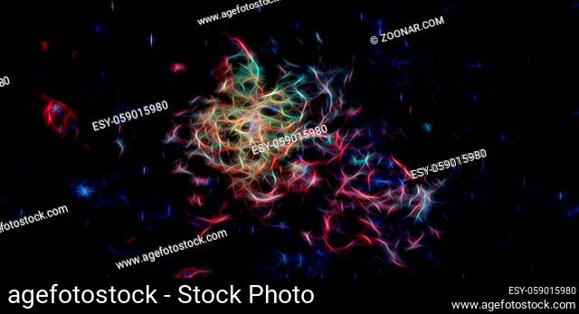 Space background with dark matter. Elements of this image furnished by NASA