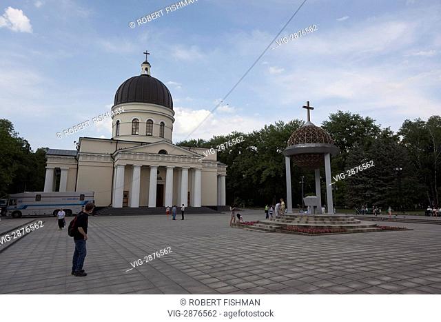 MOLDAVA, CHISINAU, 27.05.2011, orthodox cathedral in Chisinau - Chisinau /Kishinev / Kischinow, , Moldawien / Republik Moldau / Moldava, 27/05/2011