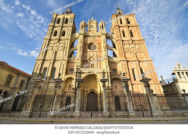 Astorga cathedral, Leon province, Castilla y Leon, Spain