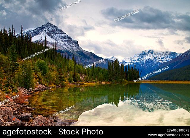 Canadian Rocky Mountains in fall, Jasper National Park, Alberta, Canada