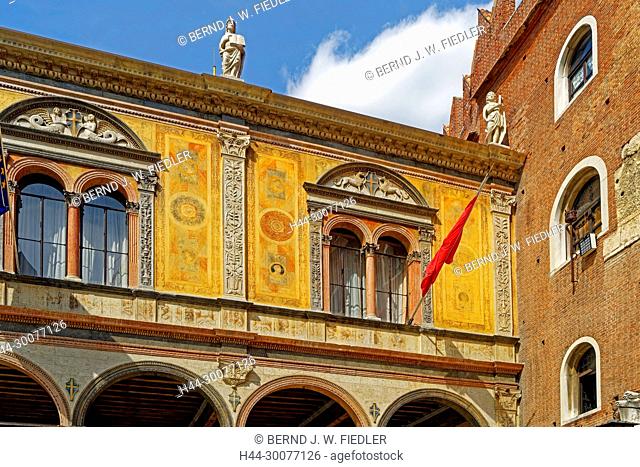Loggia Fra Giocondo, Fassade, Freskenmalerei