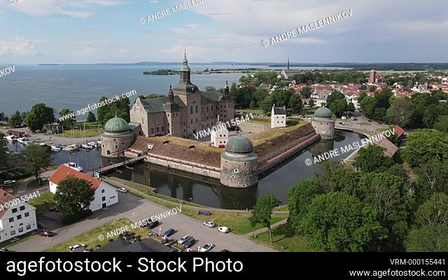Vadstena. The town's silhouette is dominated by Vadstena Castle and the Abbey Church. Vadstena Castle is a castle building erected as a defence facility by King...
