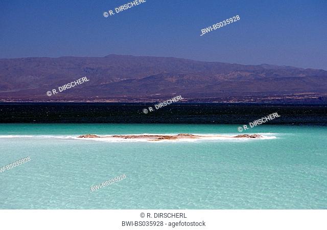 Lake Assal, salty lake world wide, Djibouti
