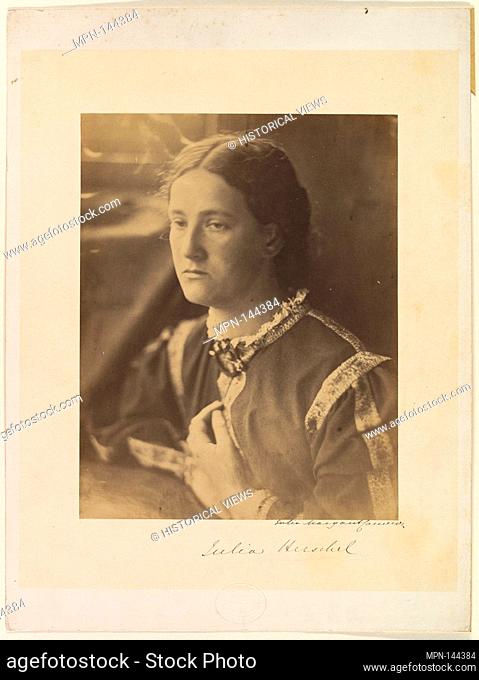 Julia Herschel. Artist: Julia Margaret Cameron (British (born India), Calcutta 1815-1879 Kalutara, Ceylon); Date: 1865; Medium: Albumen silver print from glass...