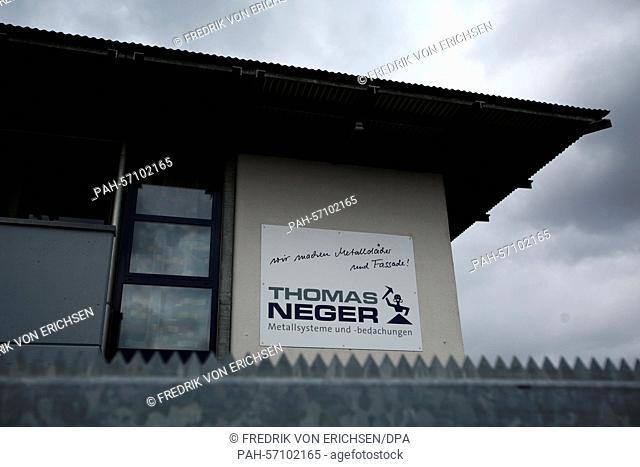 The building of the Neger company in Mainz,  Germany 30 March 2015. There is resistance against the logo of the 'Neger' (lit. negro) family's company