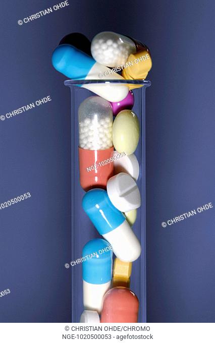 Pills in Test Tube