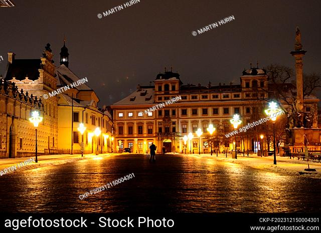 Hradcany square, Prague, Czech Republic, December 7, 2023. (CTK Photo/Martin Hurin)