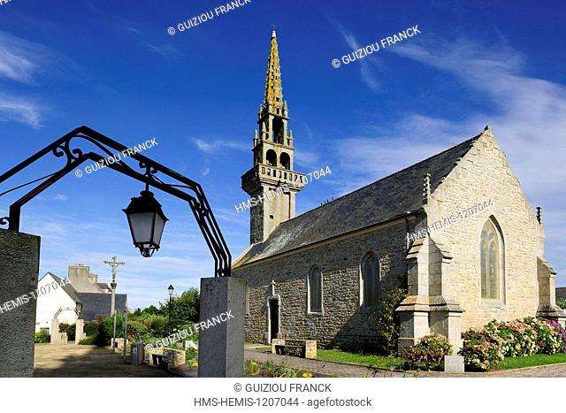 France, Finistere, Pagan country, the Legends Coast, Kerlouan, the chapel Sainte Anne