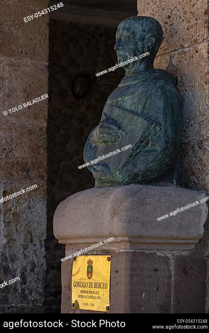 Gonzalo de Berceo, poeta medieval , Berceo, La Rioja, Spain