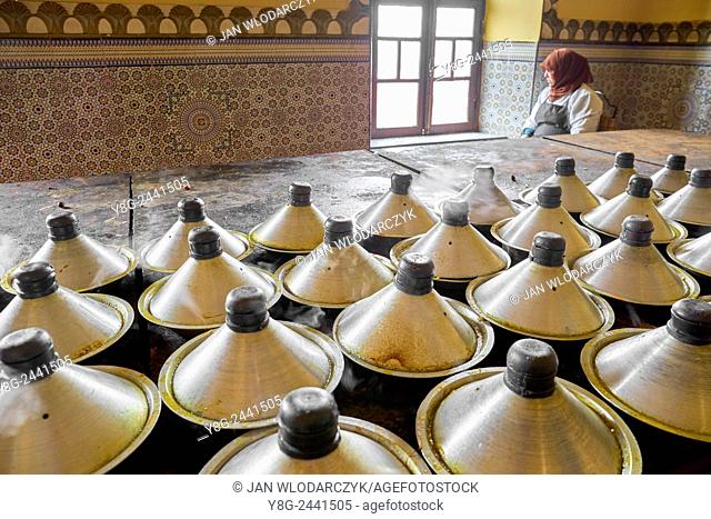 Traditional moroccan dish - tajine. Morocco