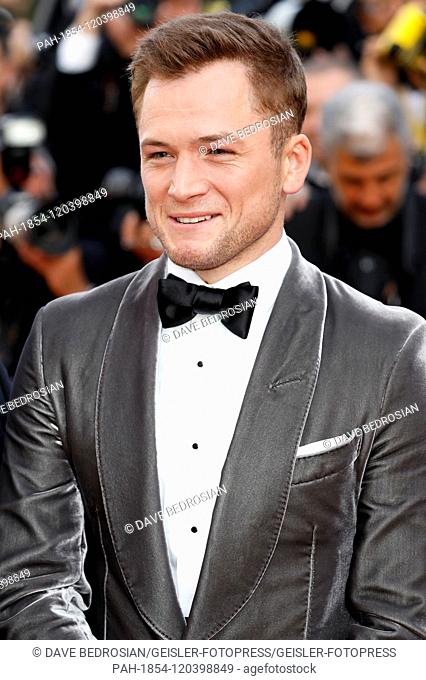 Taron Egerton attending the 'Rocketman' premiere during the 72nd Cannes Film Festival at the Palais des Festivals on May 16, 2019 in Cannes
