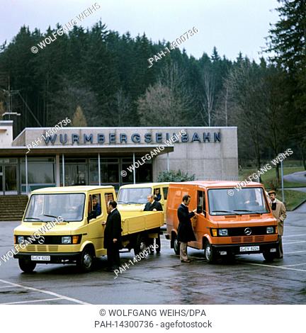 New pick-up trucks from Mercedes-Benz will be presented at the end of April 1977 in Braunlage in the Harz region. The vehicles with payload capacity of one to...