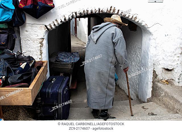 Man in the medina market, Tetuan, Morocco