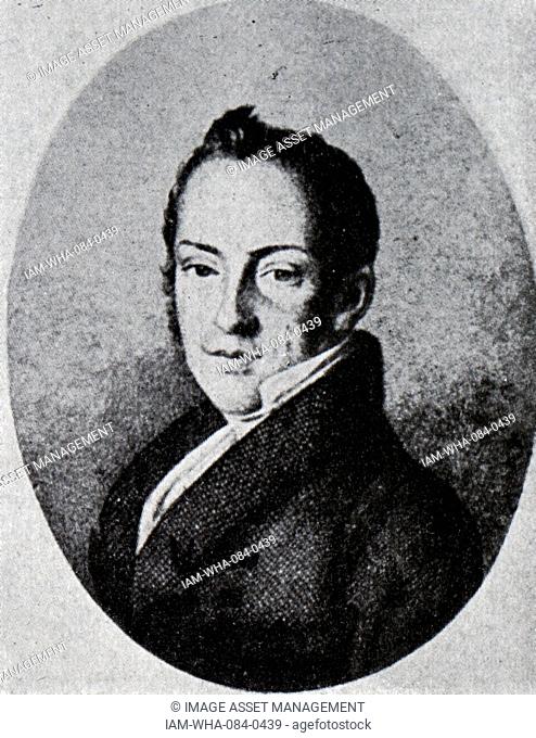 Portrait of Saverio Mercadante (1795-1870) an Italian composer. Dated 19th Century