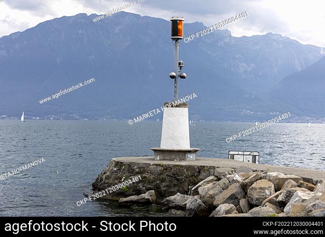 Lake Geneva, lighthouse, Vevey, Switzerland. (CTK Photo/Marketa Hofmanova)